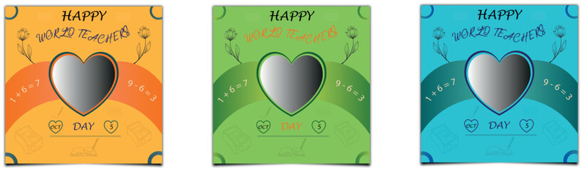 Happy teachers day social media post