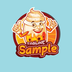 caramel chocolate ice cream character