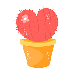 Download flat sticker icon of heart 
