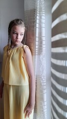 person in the window