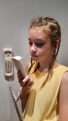 woman talking on the phone