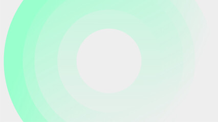 Neon Pale Green Gradient Swirling Circle on Light Grey Background