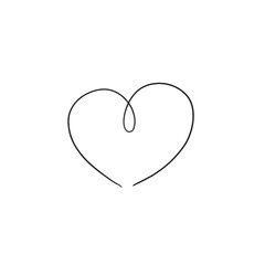 heart line art