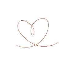 heart line art