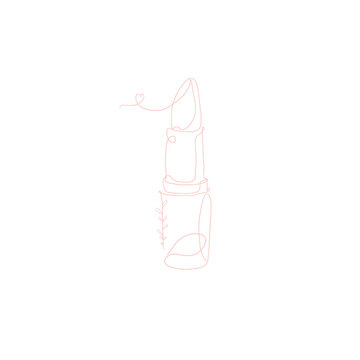 recommend clip art: Lipstick line art