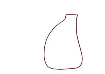 boho earthenware line art