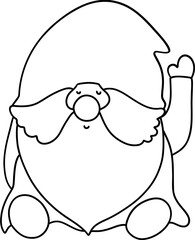 Autumn Gnome, Fall Gnome, Gnome clipart,  Digital paint illustration