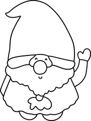 Autumn Gnome, Fall Gnome, Gnome clipart,  Digital paint illustration