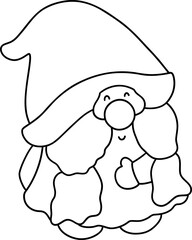 Autumn Gnome, Fall Gnome, Gnome clipart,  Digital paint illustration