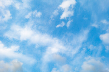 Wind blows, cloudy sky and sunlight. There is a light flare. Ghost is a beautiful view and background.