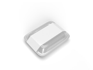 Food Box Transparent Background for mockup
