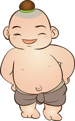 Thai traditional cartoon character and element