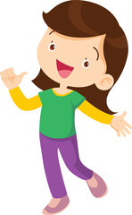 children or kids cartoon character