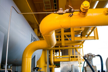 Pipes in offshore rigs are used to transport oil and gas in the transportation process.