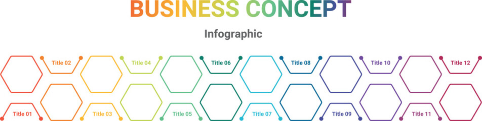  Business Concept Infographic, Process Layout, Presentations, Layout, Banner, info graph, Business Timeline