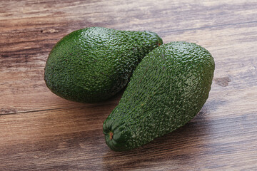 Fresh ripe green organic exotic avocado