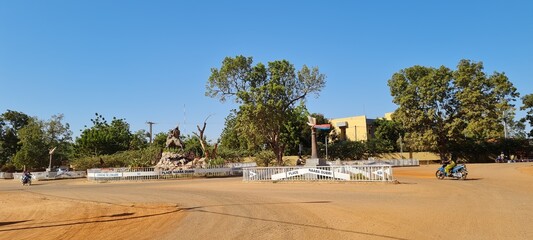 a view from Ouagadougou, Burkina Faso - obrazy, fototapety, plakaty