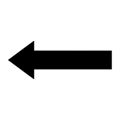nvis46 NewVectorIllustrationSign nvis - arrow left direction vector sign . isolated transparent . black large . big simple icon . AI 10 / EPS 10 . g11426