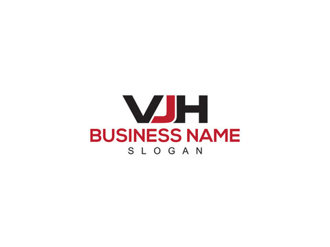 Premium VJH Logo Image, Initial vjh Logo Letter Vector Icon Design For Your Brand Identity