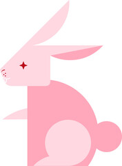 rabbit cute pink