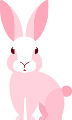rabbit cute pink