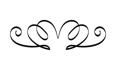 Wedding ornament design for print or use as invitation card, flyer or Banner