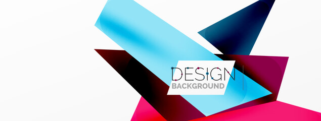 Background abstract overlapping shapes. Minimal composition vector illustration for wallpaper banner background or landing page