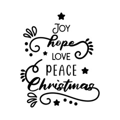 Christmas illustration on transparent background