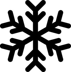 snowflake illustration on transparent background