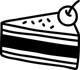 dessert illustration on transparent background