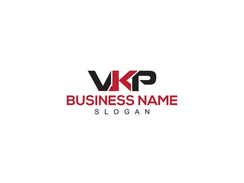 Initial VKP Logo Icon, Unique VK vkp Premium Logo Letter Vector Image Collection for Business