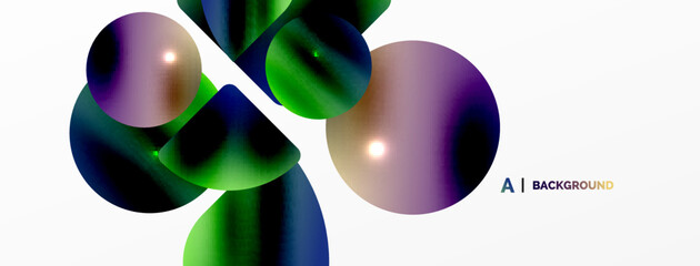 Transparent effects geometric abstract background. Minimalist wallpaper, banner, background or landing