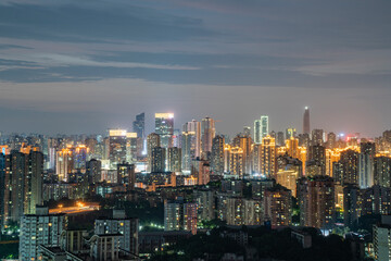 Fototapeta na wymiar The beautiful city of Chongqing，china