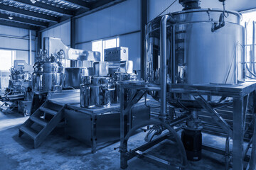 Production line equipment of beverage processing plant