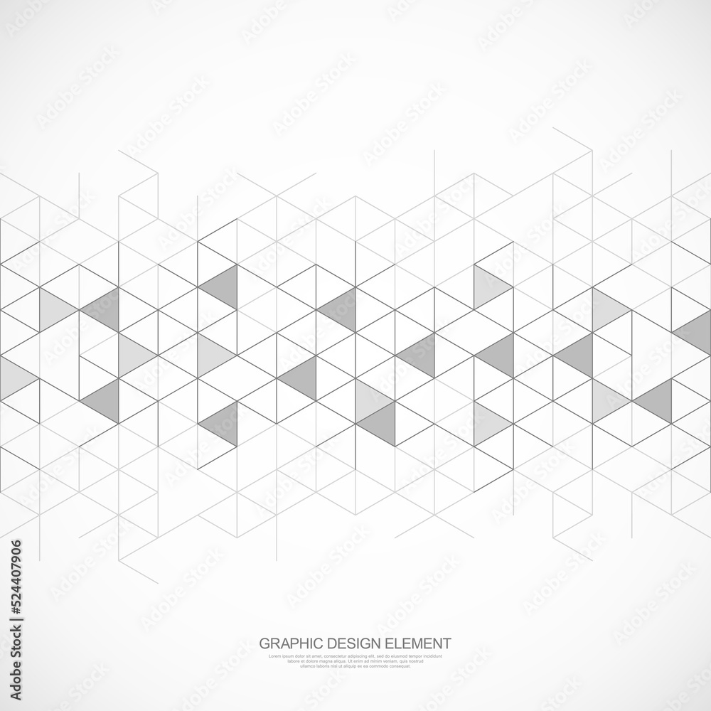 Poster Abstract geometric background with triangle shape pattern