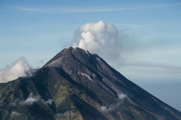 Merapi Volcano Mountain, Indonesia