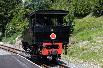 Historische Bergbahn in Tirol