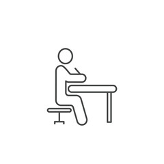 Fototapeta premium Remote work and Telecommuting icons symbol vector elements for infographic web