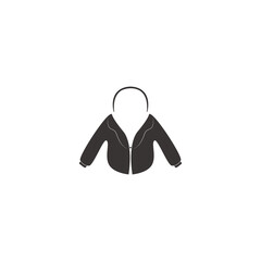 jacket icon vector logo illustration