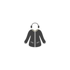 jacket icon vector logo illustration