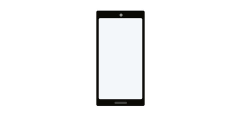 白背景にスマートフォンが一台