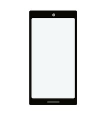 白背景にスマートフォンが一台