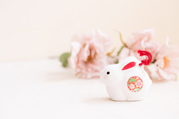 卯年　お正月　年賀状　背景　2023