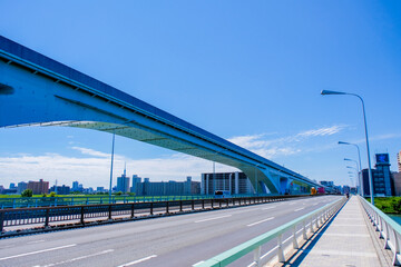 扇大橋からの日暮里舎人ライナー