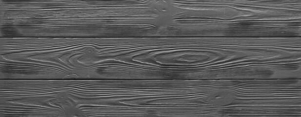 Black wooden texture, closeup. Banner for design