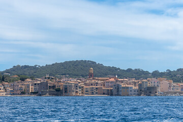 View of the town of Saint-Tropez