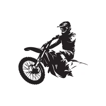 Resultado de imagem para vetor moto trilha  Bike art, Bike drawing, Enduro  motorcycle