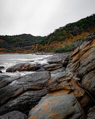 rocks in the mountains