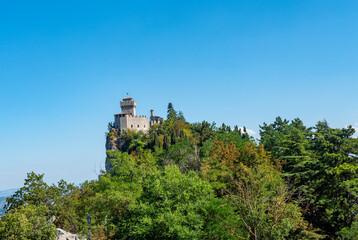 The Fortress of Guaita on Mount Titano in San Marino