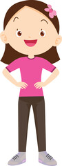 people training exercise cartoon character